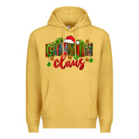 Antique Gold Christmas gimmie claus Premium Hoodie - FaDigitalArtStudio