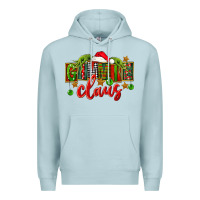 Blue Mist Christmas gimmie claus Premium Hoodie - FaDigitalArtStudio