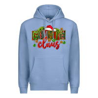 Colony Blue Christmas gimmie claus Premium Hoodie - FaDigitalArtStudio