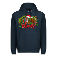 Navy Christmas gimmie claus Premium Hoodie - FaDigitalArtStudio