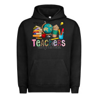 Pigment Black Teachers Change The World Urban Hoodie - CowhideDigitalArt