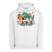 Pigment Lunar Rock Teachers Change The World Urban Hoodie - CowhideDigitalArt