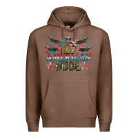 Chestnut All American dude 4th of July Premium Hoodie - CowGirlArtShop