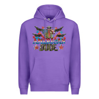 Purple All American dude 4th of July Premium Hoodie - CowGirlArtShop