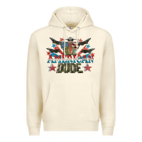 All American Dude 4th Of July Premium Hoodie | Teevron