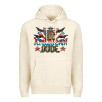 Tofu All American dude 4th of July Premium Hoodie - CowGirlArtShop