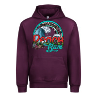 Mauve Wine beach bum Urban Hoodie - SublimationCraftShop