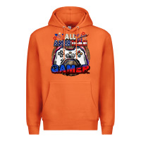 Carrot All American gamer 4th of july Premium Hoodie - CowGirlArtShop
