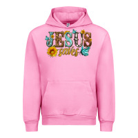 Fuchsia Pink jesus saves Urban Hoodie - HRA Design Shop