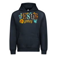 Navy jesus saves Urban Hoodie - HRA Design Shop