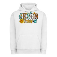 Pigment Lunar Rock jesus saves Urban Hoodie - HRA Design Shop