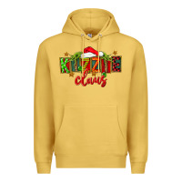 Antique Gold Christmas kizzie claus Premium Hoodie - FaDigitalArtStudio