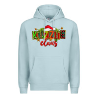 Blue Mist Christmas kizzie claus Premium Hoodie - FaDigitalArtStudio
