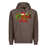 Coffee Christmas kizzie claus Premium Hoodie - FaDigitalArtStudio