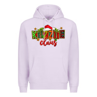 Lilac Christmas kizzie claus Premium Hoodie - FaDigitalArtStudio