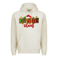 Oatmeal Heather Christmas kizzie claus Premium Hoodie - FaDigitalArtStudio