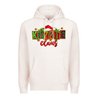 Pale Pink Christmas kizzie claus Premium Hoodie - FaDigitalArtStudio