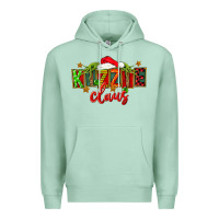 Seafoam Christmas kizzie claus Premium Hoodie - FaDigitalArtStudio