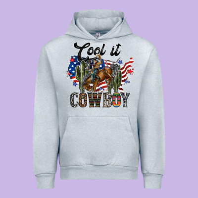 Cool It Cowboy Urban Hoodie Designed By Sublimationcraftshop