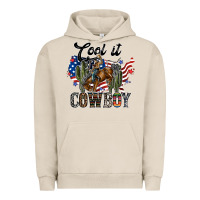 Pigment French Oak cool it cowboy Urban Hoodie - SublimationCraftShop