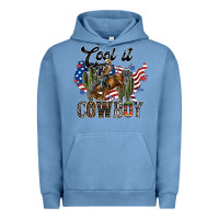Pigment Pebble Blue cool it cowboy Urban Hoodie - SublimationCraftShop