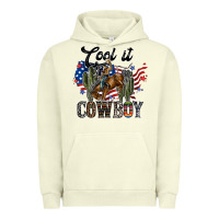 Pigment Pistachio cool it cowboy Urban Hoodie - SublimationCraftShop