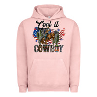 Pigment Salmon cool it cowboy Urban Hoodie - SublimationCraftShop