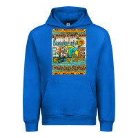 Cobalt living on lake time air freshener Urban Hoodie - HRA Design Shop