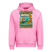 Fuchsia Pink living on lake time air freshener Urban Hoodie - HRA Design Shop