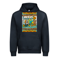 Navy living on lake time air freshener Urban Hoodie - HRA Design Shop
