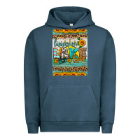 Pigment Midnight Navy living on lake time air freshener Urban Hoodie - HRA Design Shop