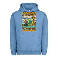 Pigment Pebble Blue living on lake time air freshener Urban Hoodie - HRA Design Shop