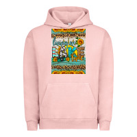 Pigment Salmon living on lake time air freshener Urban Hoodie - HRA Design Shop