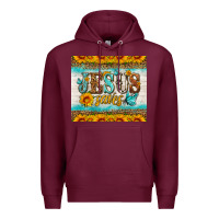 Burgundy jesus saves tumbler Premium Hoodie - HRA Design Shop