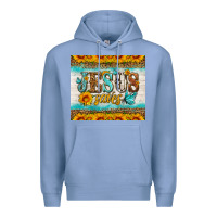 Colony Blue jesus saves tumbler Premium Hoodie - HRA Design Shop