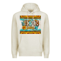 Oatmeal Heather jesus saves tumbler Premium Hoodie - HRA Design Shop