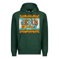 Sports Green jesus saves tumbler Premium Hoodie - HRA Design Shop
