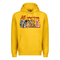 Lemon All American girl with cowgirl Premium Hoodie - Neo Western