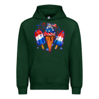 Forest Green 4th of July ice creams Urban Hoodie - Neo Western