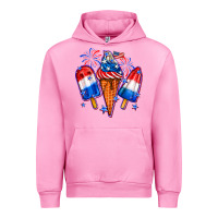Fuchsia Pink 4th of July ice creams Urban Hoodie - Neo Western