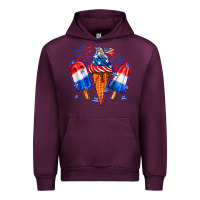 Mauve Wine 4th of July ice creams Urban Hoodie - Neo Western