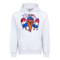 White 4th of July ice creams Urban Hoodie - Neo Western