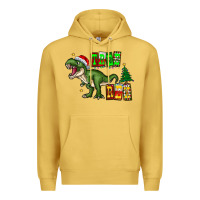 Antique Gold tree rex Premium Hoodie - CowhideDigitalArt