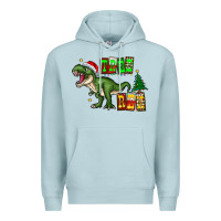 Blue Mist tree rex Premium Hoodie - CowhideDigitalArt