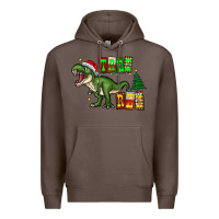 Coffee tree rex Premium Hoodie - CowhideDigitalArt
