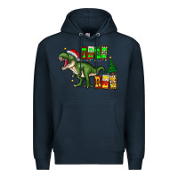 Navy tree rex Premium Hoodie - CowhideDigitalArt