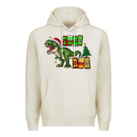 Oatmeal Heather tree rex Premium Hoodie - CowhideDigitalArt
