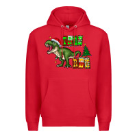 Red tree rex Premium Hoodie - CowhideDigitalArt