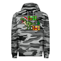 Slate Camo tree rex Premium Hoodie - CowhideDigitalArt