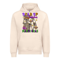 Sandshell bead up bitches it's mardi gras skeleton Urban Hoodie - FaDigitalArtStudio